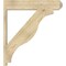 Ekena Millwork Funston Craftsman Rough Sawn Outlooker, Douglas Fir, 8"W x 38"D x 42"H OUT08X38X42FST04RDF - alternate 2